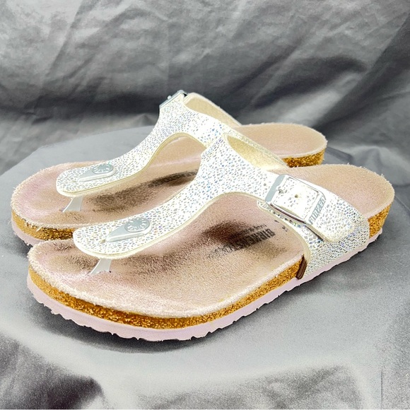 Birkenstock Gizeh Shiny Python EU Size 34 - Picture 1 of 10